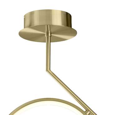 Подвесной светодиодный светильник Olimpia Oro из металла и силикона 
