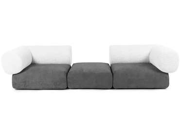 Модульный диван Trevi серо-белого цвета