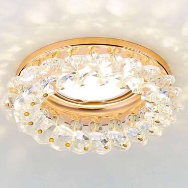 Точечный светильник Crystal K206 CL/CH (хрусталь, цвет прозрачный)