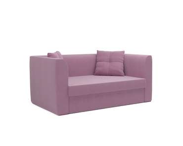 Прямой диван-кровать Ассоль сиреневого цвета