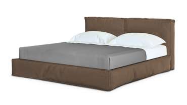 Кровать Латона 200х200 коричневого цвета