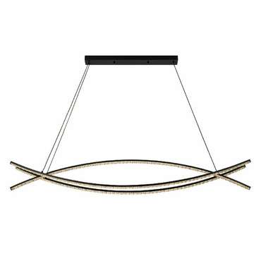 Подвесной светильник L8630-1200 BK (акрил, цвет прозрачный)