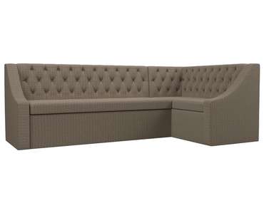 Кухонный угловой диван-кровать Мерлин цвета корфу правый угол