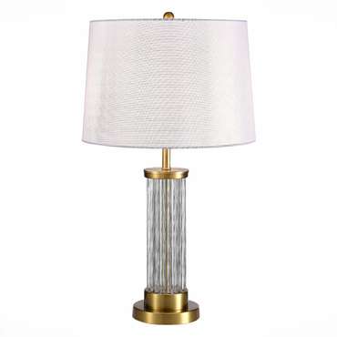 Настольная лампа Corsi с абажуром кремового цвета