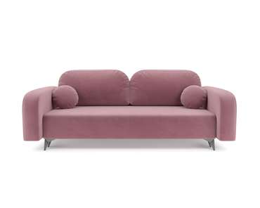 Прямой диван-кровать Цюрих пудрового цвета