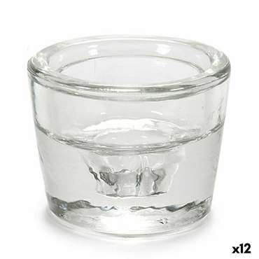 Подсвечник Прозрачный Cтекло 6 x 4,3 x 6 cm (12 штук)