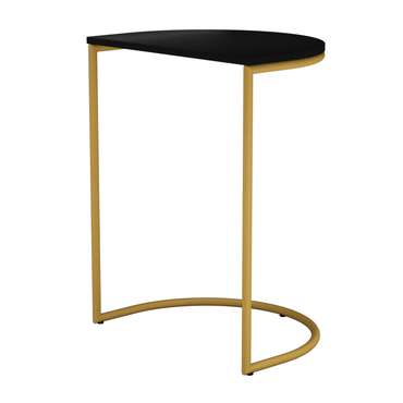 Приставной столик Evekis чёрно-золотого цвета