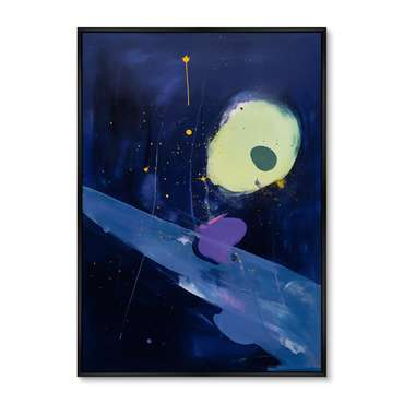 Репродукция картины Galactic space, No 2, 2024г.