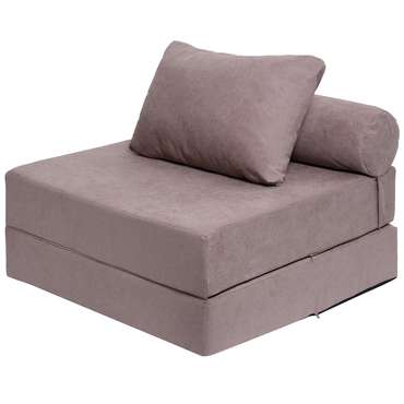 Бескаркасный диван-кровать Puzzle Bag L бежево-коричневого цвета