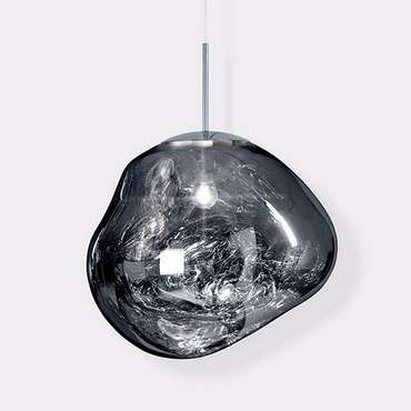 Светильник подвесной Melt Chrome D38 в стиле Tom Dixon