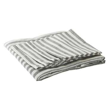 Скатерть и салфетки DKD Home Decor 150 x 150 x 0,5 см Серый Белый Зеленый