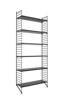 Стеллаж книжный черного цвета