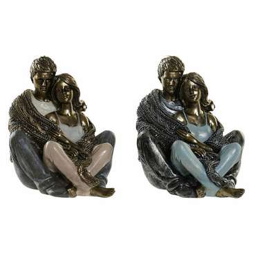 Декоративная фигура DKD Home Decor Медь современный Пара 12 x 10,5 x 12 cm (2 штук)
