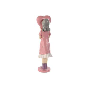 Декоративная фигура Розовый Мальва chica 10 x 8,5 x 31 cm