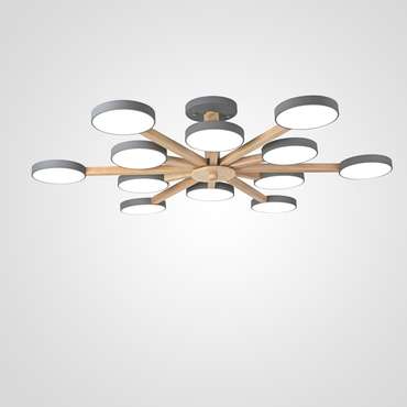 Потолочный светильник TURNA L12 Grey