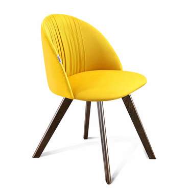 Обеденный стул желтого цвета