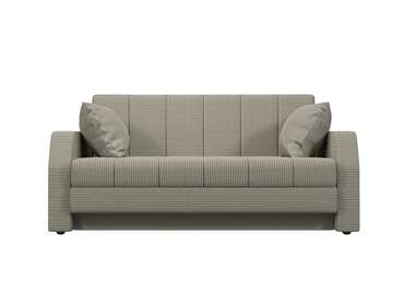 Прямой диван-кровать Малютка серо-бежевого цвета