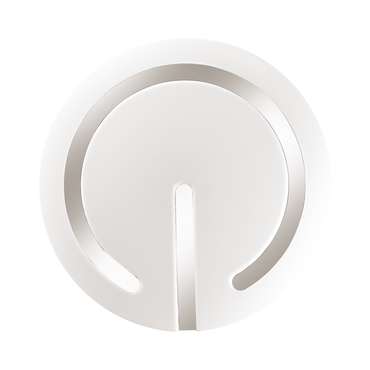 Настенно-потолочный светильник Button L белого цвета