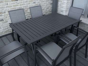 Стол садовый Toronto серого цвета