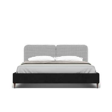 Кровать Clementine 160х200 бело-черного цвета