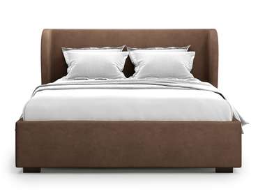 Кровать Tenno 140х200 темно-коричневого цвета с подъемным механизмом 