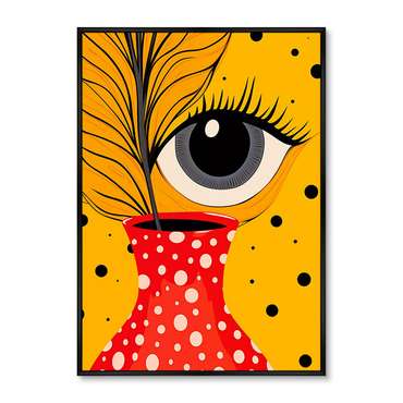 Репродукция картины Vase and Eyes, No 1, 2024г.