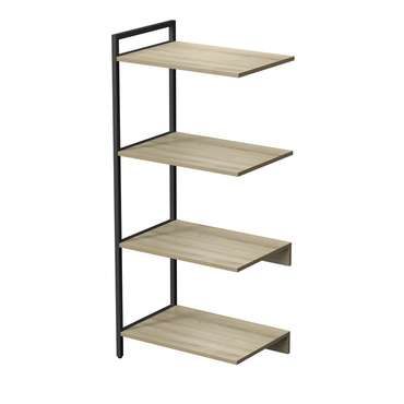 Стеллаж промежуточный 10СПС.4.600 средний 4 полки бежевого цвета