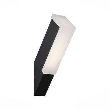 Уличный настенный светодиодный светильник Posto бело-черного цвета