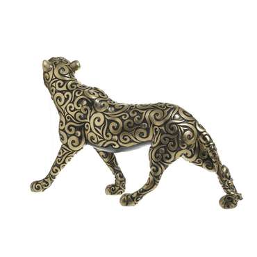Декор настольный Леопард черно-золотого цвета