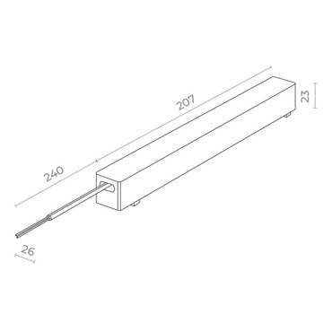 Блок питания 48V ST-Luce 100W SKYFLAT