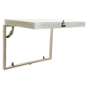 Шкаф для ключей Бежевый Серый Полотно Деревянный MDF 2 штук 46,5 x 6 x 31,5 cm