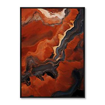 Репродукция картины Stone color palettes and shapes, No 2, 2024г.