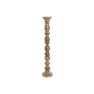 Канделябр Home ESPRIT Коричневый Древесина манго Натуральный романтик 15 x 15 x 76 cm