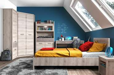 Кровать Jazz 120х200 бежевого цвета без подъемного механизма