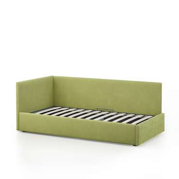 Кровать Меркурий-2 120х190 светло-зеленого цвета с подъемным механизмом