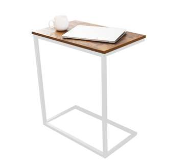 Кофейный стол Брайтон бело-коричневого цвета