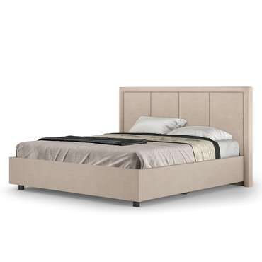 Кровать-8М 180х200 бежевого цвета с подъёмным основанием 