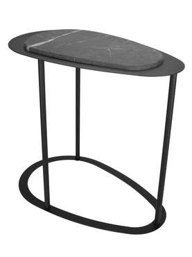 Журнальный столик черно-серого цвета