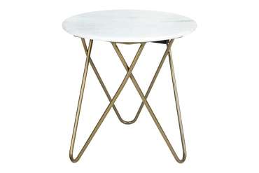 Кофейный стол Simple Stone белого цвета