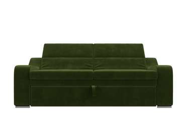 Прямой диван-кровать Медиус зеленого цвета