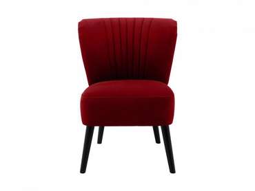 Кресло Barbara бордового цвета