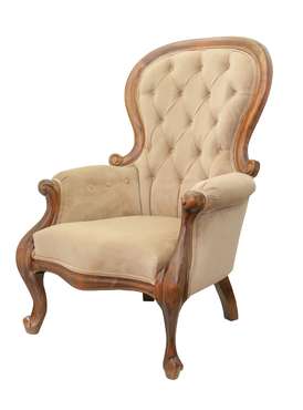 Кресло Madre light brown бежевого цвета
