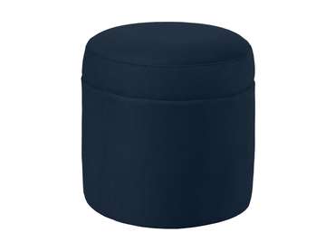 Пуф Barrel малый темно-синего цвета