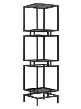 Стеллаж Cubic-3 черного цвета