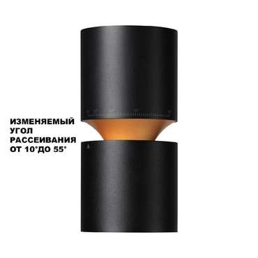 Накладной светильник Aristo 359338 (алюминий, цвет черный)