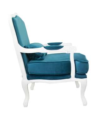 Полукресло Nitro blue+white с голубой обивкой