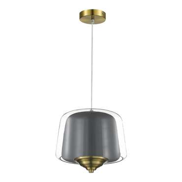 Светильник подвесной ST-Luce Латунь/Серый, Прозрачный LED 1*18W 3000K PANDORA