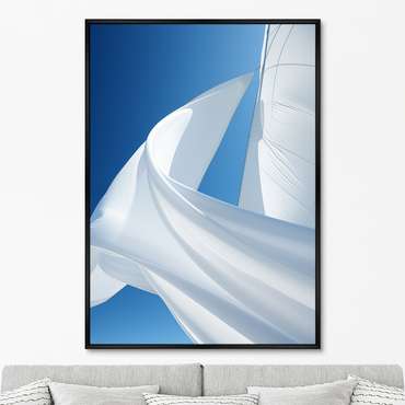 Репродукция картины The sail flying under the sky, No 1, 2024г.