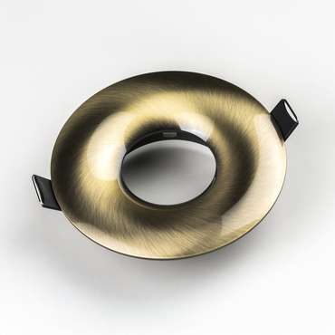 Круглый встраиваемый светильник Levigo бронзового цвета