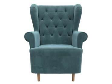 Кресло Торин Люкс темно-бирюзового цвета